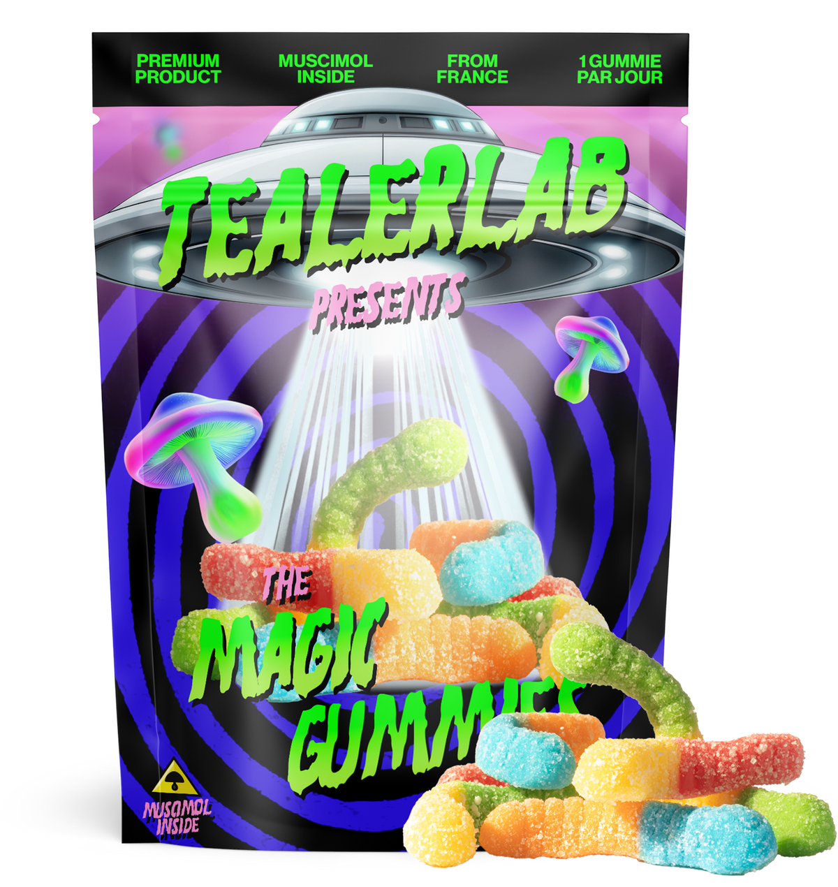 Space Gummies Worms - Shroomz